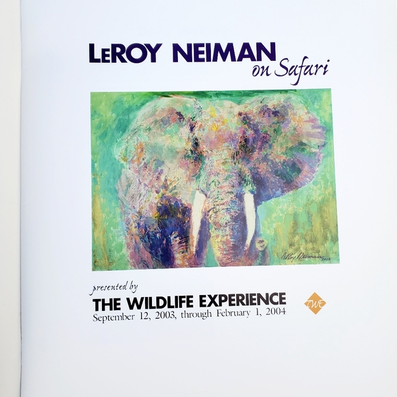 Leroy Neiman on Safari The Wildlife Experience 2003 48 Pages Painting Exhibit - Picture 2 of 16